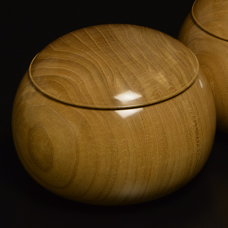 島桑碁笥 極上（40号） | 前川榧碁盤店