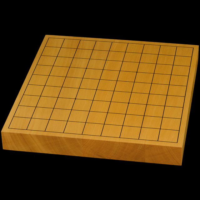おまかせ】本榧卓上将棋盤 1.5寸（ハギ盤・極上） | 前川榧碁盤店