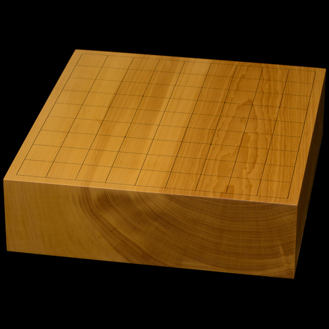 本榧卓上将棋盤 2寸8分（一枚板・天柾） sb20716 | 前川榧碁盤店
