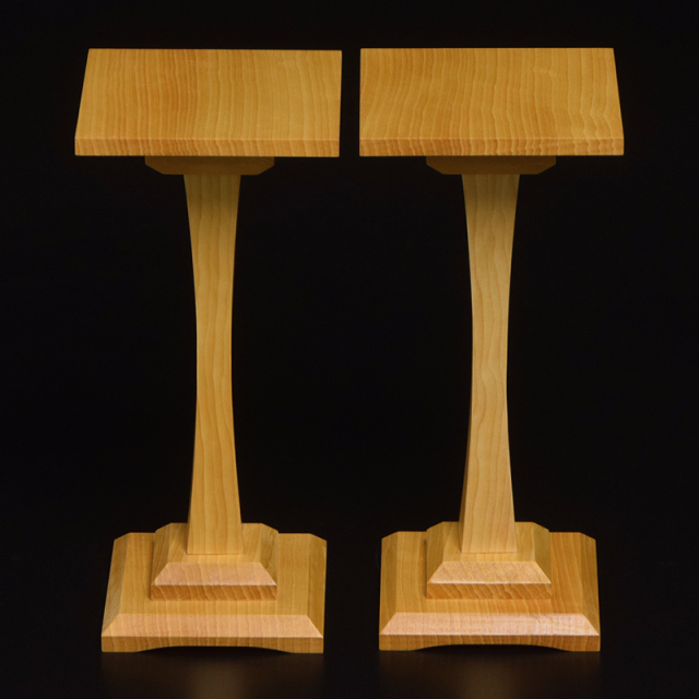 本榧一本脚駒台 5寸盤用 | 前川榧碁盤店