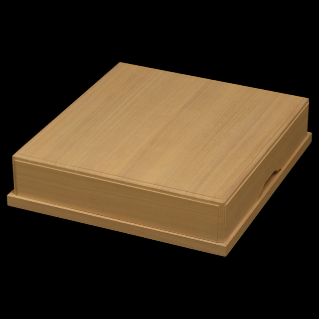 卓上将棋盤用 桐献上箱 | 前川榧碁盤店