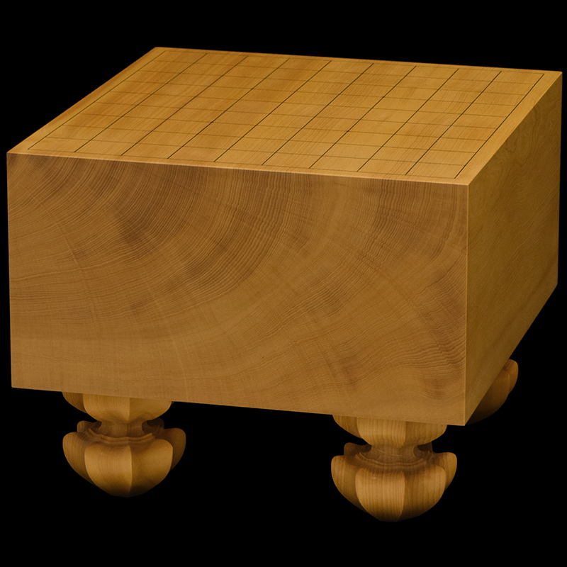 本榧足付将棋盤 5寸8分（天柾） sa50067 | 前川榧碁盤店