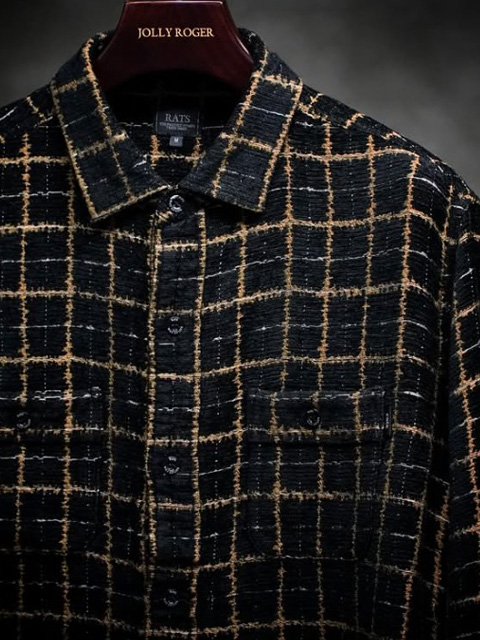 RATS 「MOLESKIN CHECK SHIRT」 モールスキン チェックシャツ