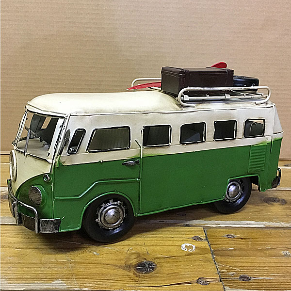 ブリキのおもちゃワーゲンバス/ インテリア サーフィン