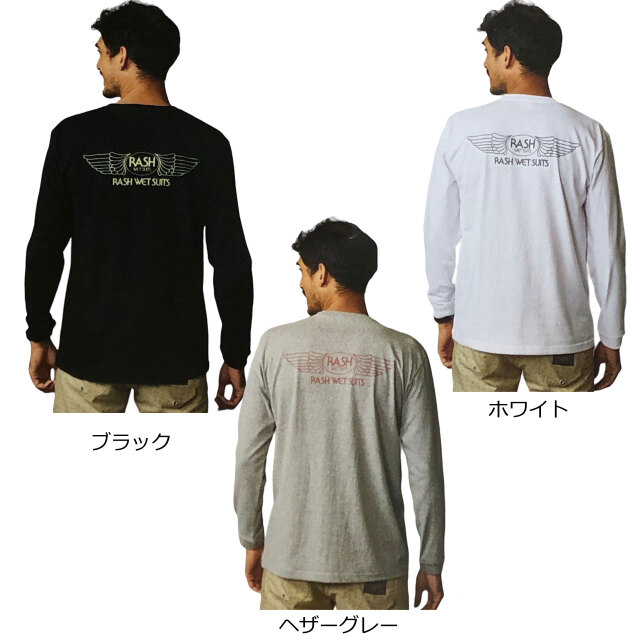2024 メンズ Tシャツ ロンティ 長袖 ラッシュ 羽バックロングスリーブ