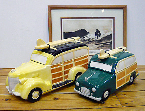 ウッディークッキージャー(1939Chevy&1949Ford)/インテリア雑貨 置物