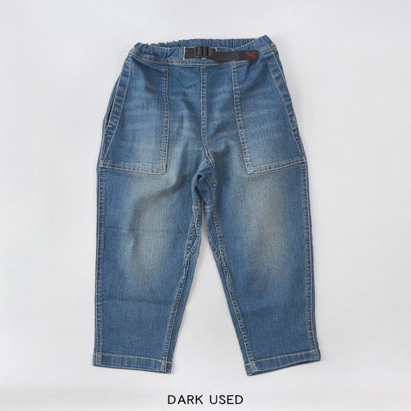 送料無料】グラミチ キッズデニムルーズテーパードパンツ[140・150