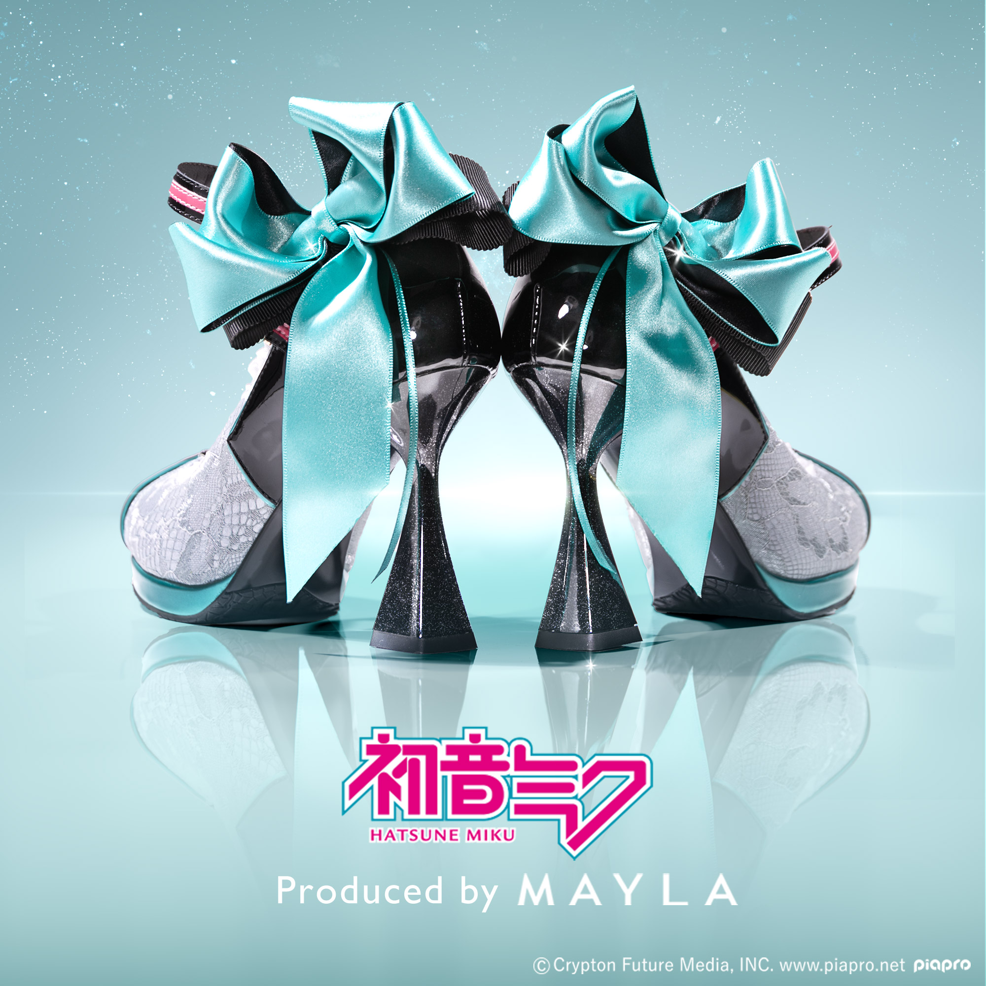 初音ミク アイコニック シューズオブジェ パンプス- MAYLA