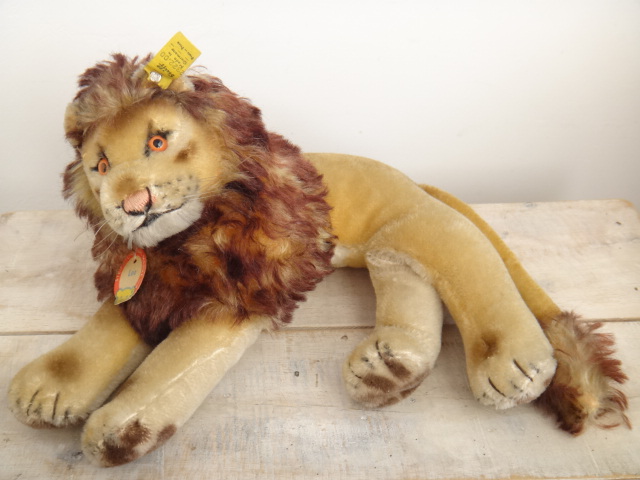 アンティーク シュタイフ ライオン Steiff LEO 22cmサイズ