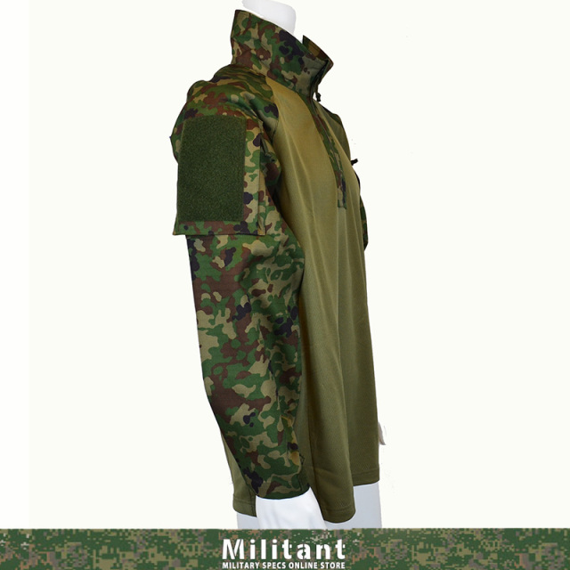 コンバットシャツ-III VCリップストップ 陸自迷彩 （袖リップ難燃生地