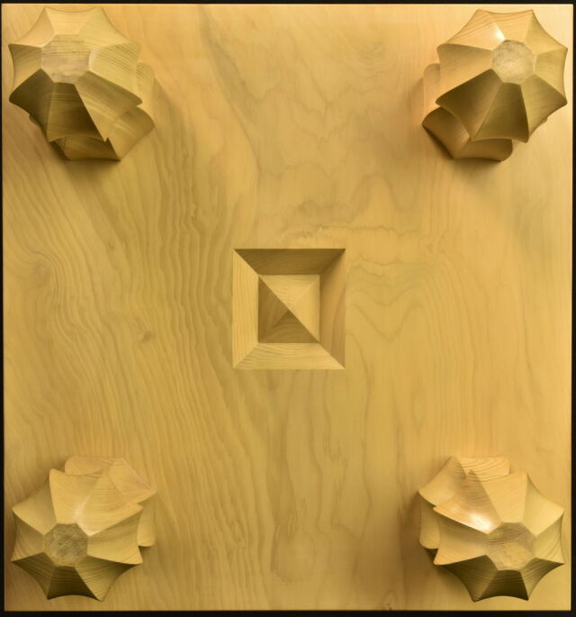 本榧碁盤5.1寸柾目