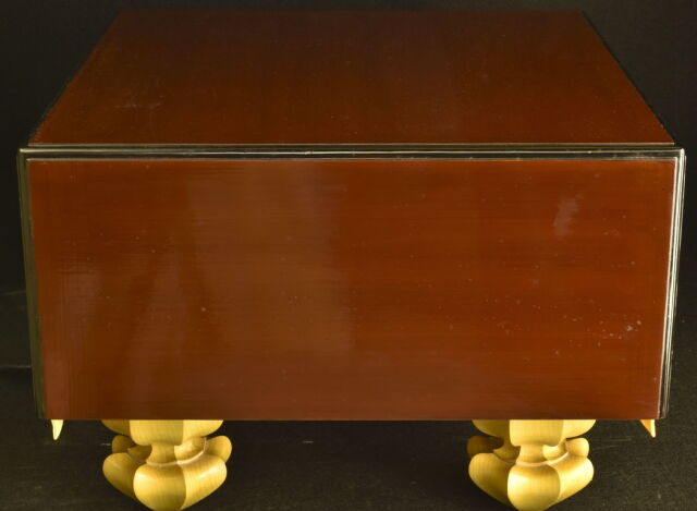 碁盤 本榧(日本産) 6寸2分天地柾 本蛤碁石40号雪印 本榧(日本・日向産