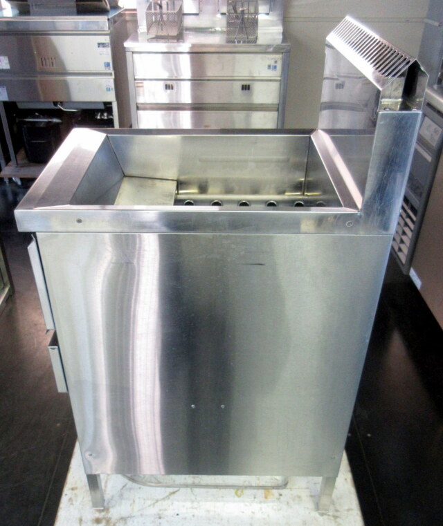 マルゼン 1槽ガスフライヤー MGF-18K W430×D600×H800 LPG(プロパンガス