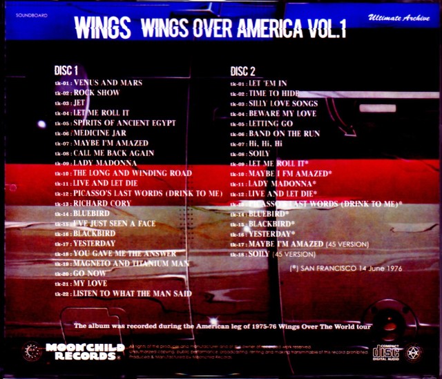 Paul McCartney,Wings ポール・マッカートニー ウイングス/Wings Over