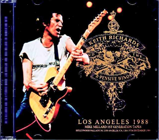 Keith Richards X-Pensive Winos キース・リチャーズ/CA,USA 1988 Mike