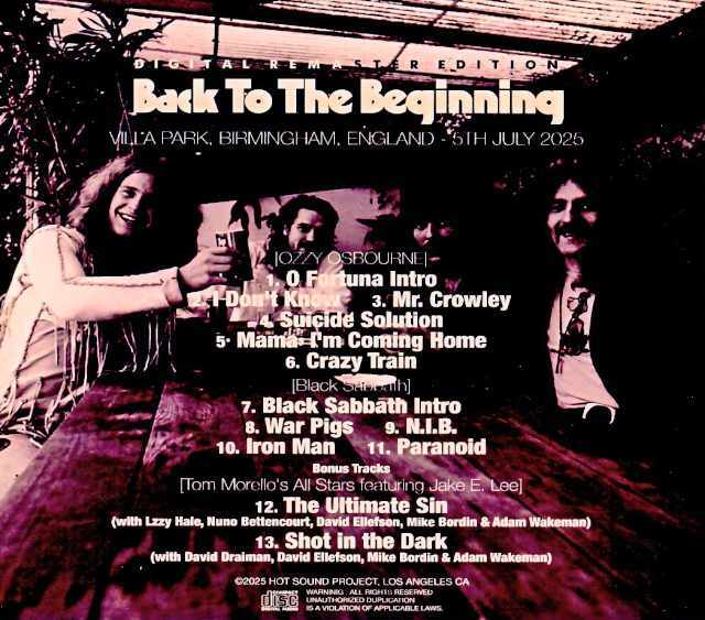 Ozzy Osbourne Black Sabbath オジー・オズボーン ブラック・サバス