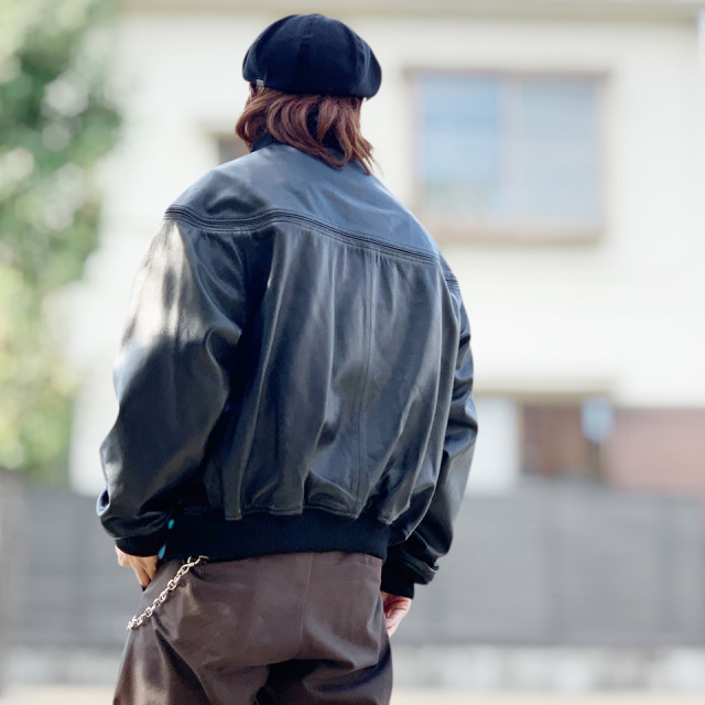TOWN CRAFT / LEATHER DERBY JACKET