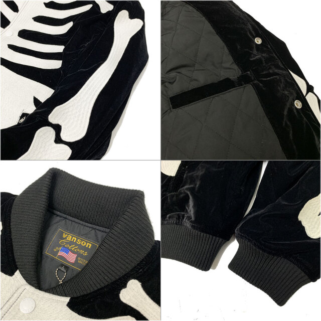 VANSON / 50周年別珍BOMBER JACKET