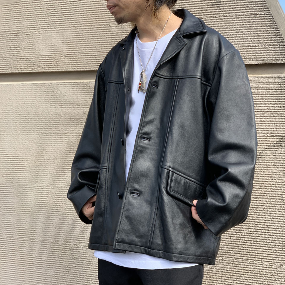 TOWN CRAFT / LEATHER BPP CAR COAT