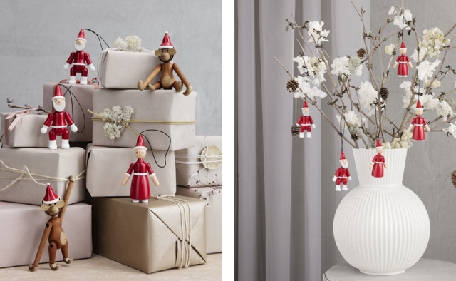 オーナメントサンタ クラウス&クララ 送料無料 KAY BOJESEN DENMARK