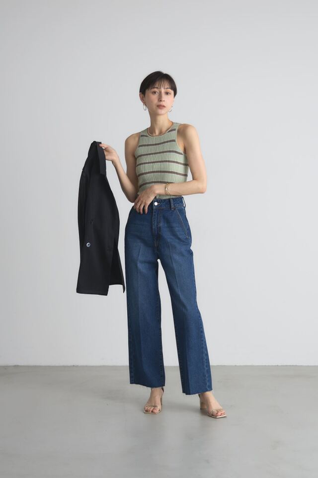 マルチボーダーアメスリタンクトップ