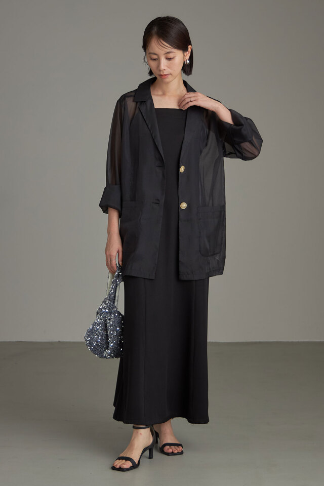 シアーテーラードジャケット