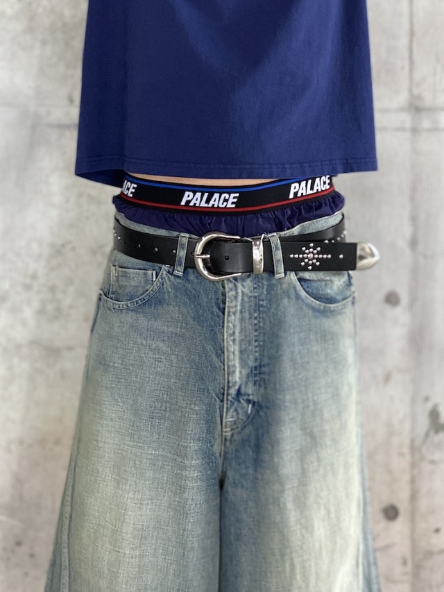 JIEDA WIDE STUDS BELT BLACK 通販商品ページ octavia[オクタヴィア]