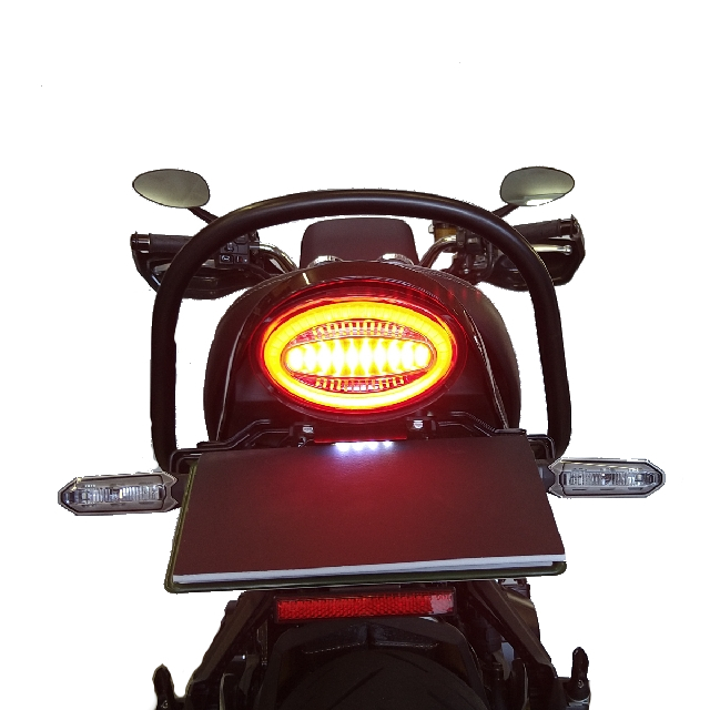 訳あり！カワサキZ900RS Z900RSCAFE テールランプ LED カワサキ Z900RS/CAFE LEDリングポジションテールランプ スモーク
