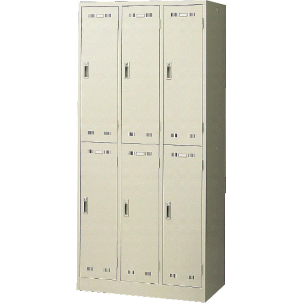 8人用ロッカー/鍵付/SLK-8/幅900×奥行515×高さ1790mm/ニューグレー/SLK