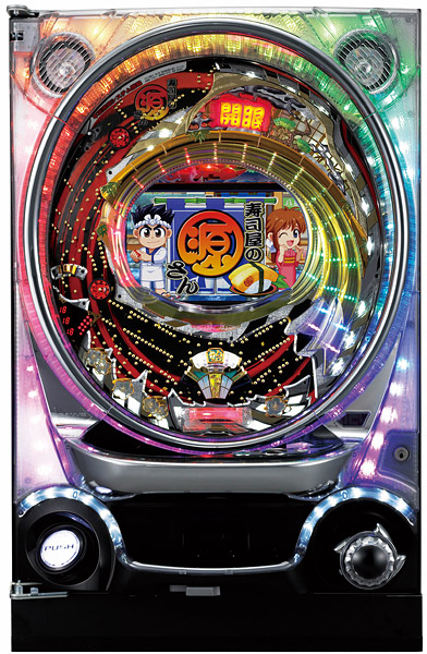 SANYO CR寿司屋の源さん MTA 中古パチンコ実機 [枠名：フラッシュ