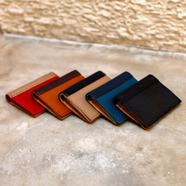 ビブレット名刺入れ』(全5色)アリゾナ/本をイメージしたバイカラーの