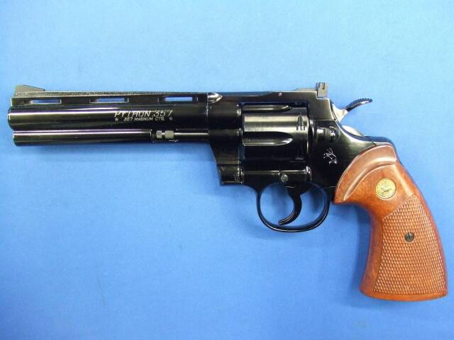 コルト パイソン 6インチ スチールフィニッシュ | タナカ