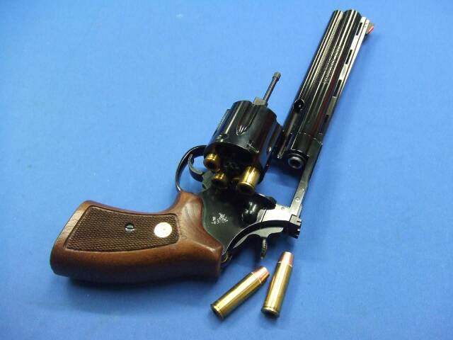 コルト アナコンダ Wディープブラック ABS 8インチ 木製グリップ仕様