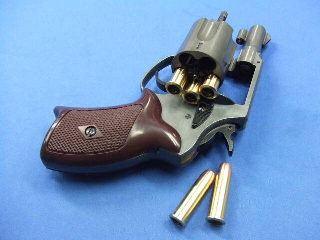 ポリスリボルバー 51ミリ銃身 エクセレント HW プラグリップ仕様