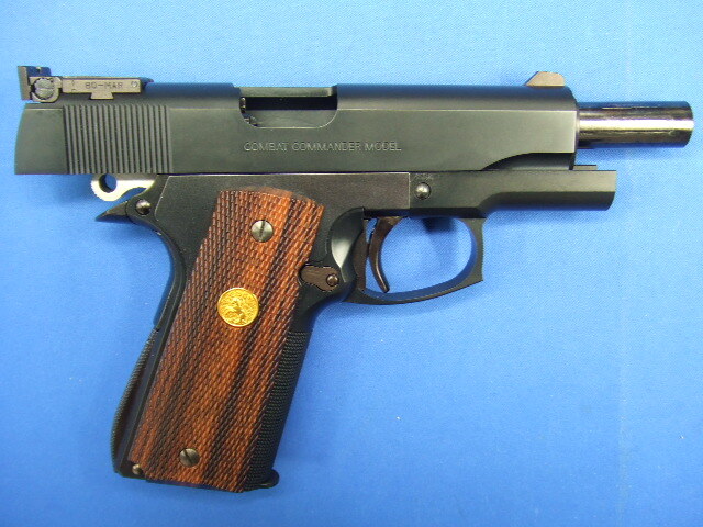 コルト コンバット コマンダー シーキャンプカスタム 黒染め