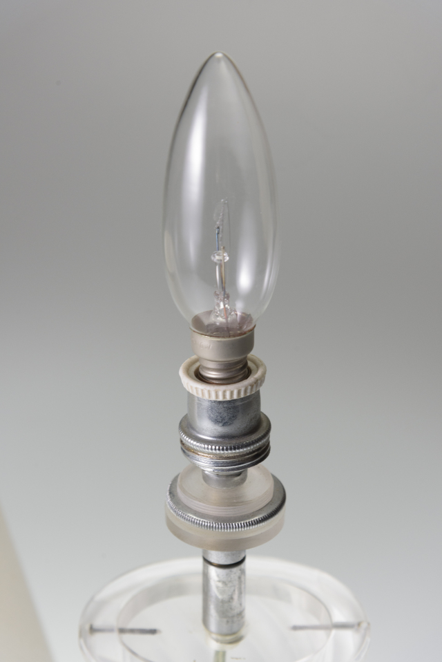 フランス 1970年代 ガラス LALIQUE ラリック テーブルランプ