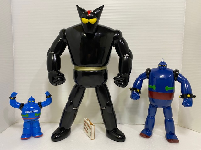 大型☆ブラックオックス☆鉄人28号☆ソフビ人形 29．5cm