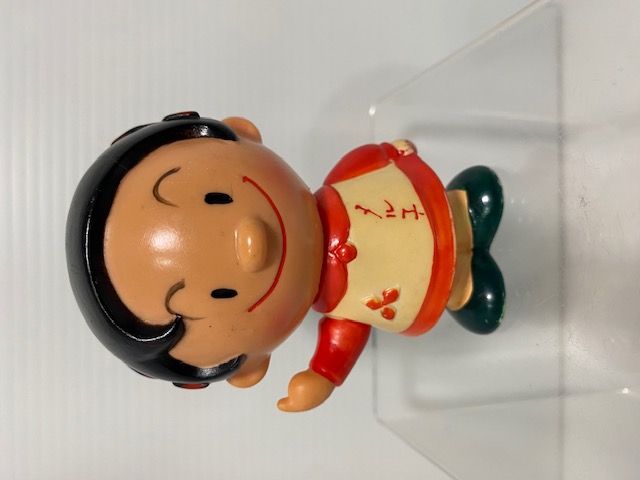 三菱電機☆メル子ちゃん☆昭和レトロ☆ソフビ人形☆貯金箱 9．