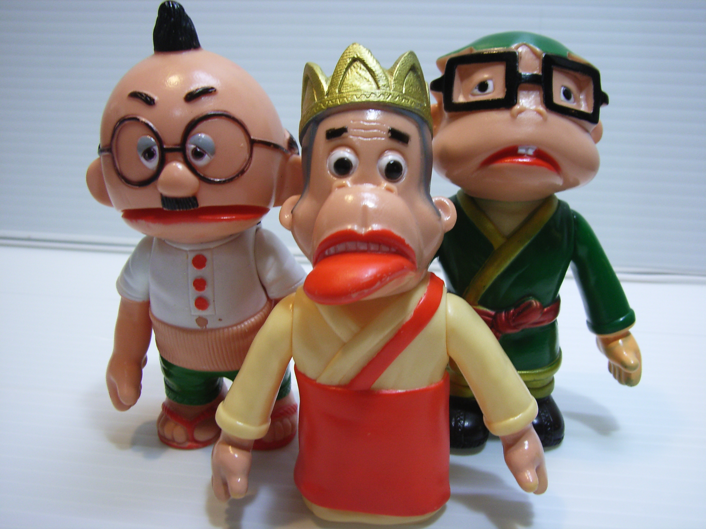 レア☆美品 ポピー 飛べ孫悟空 ドリフターズ人形劇 ソフビ人形 10.0cm 3体