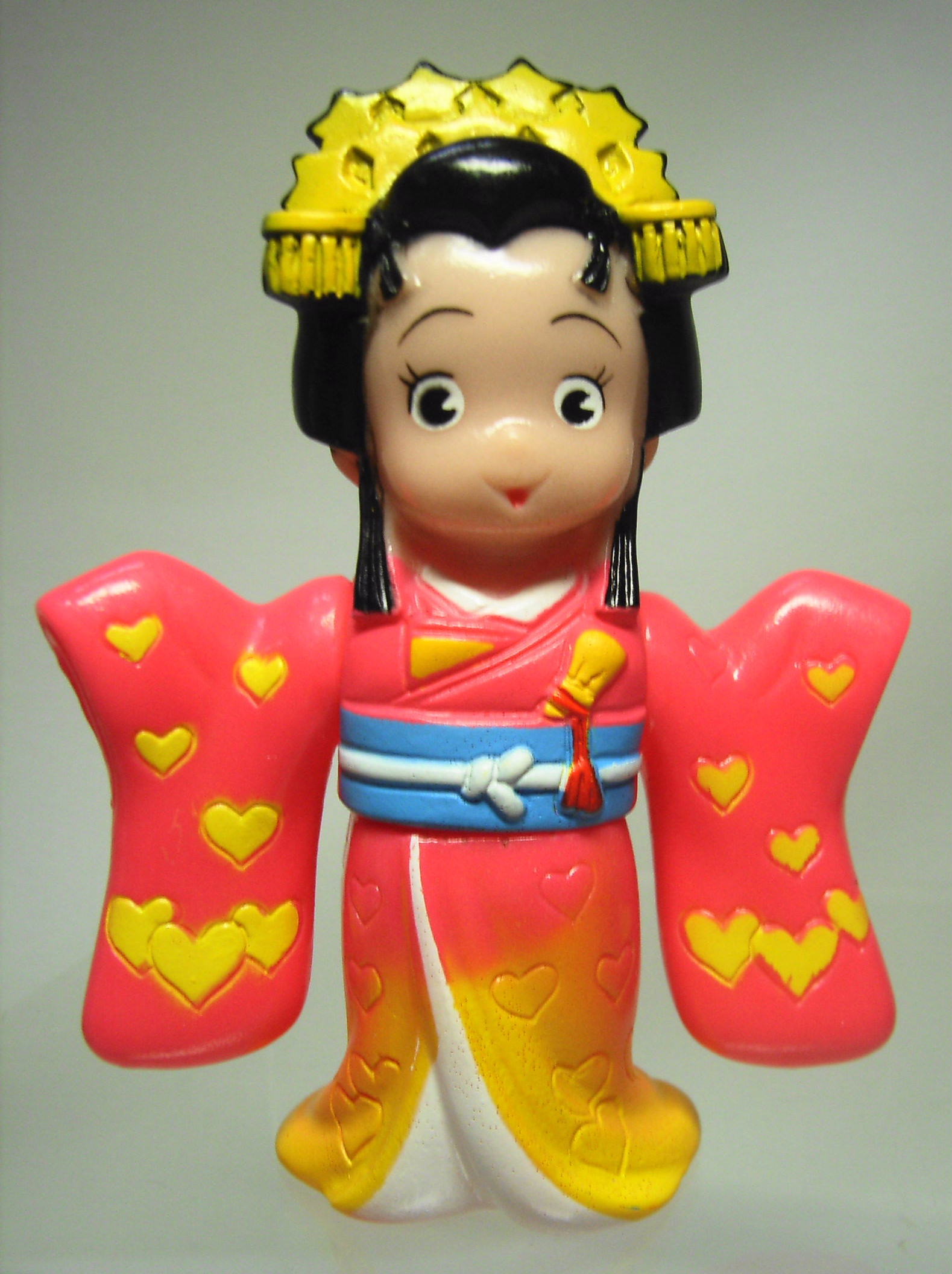 バンダイ あんみつ姫 ソフビ人形 8．5cm 当時物 現状 倉金章介