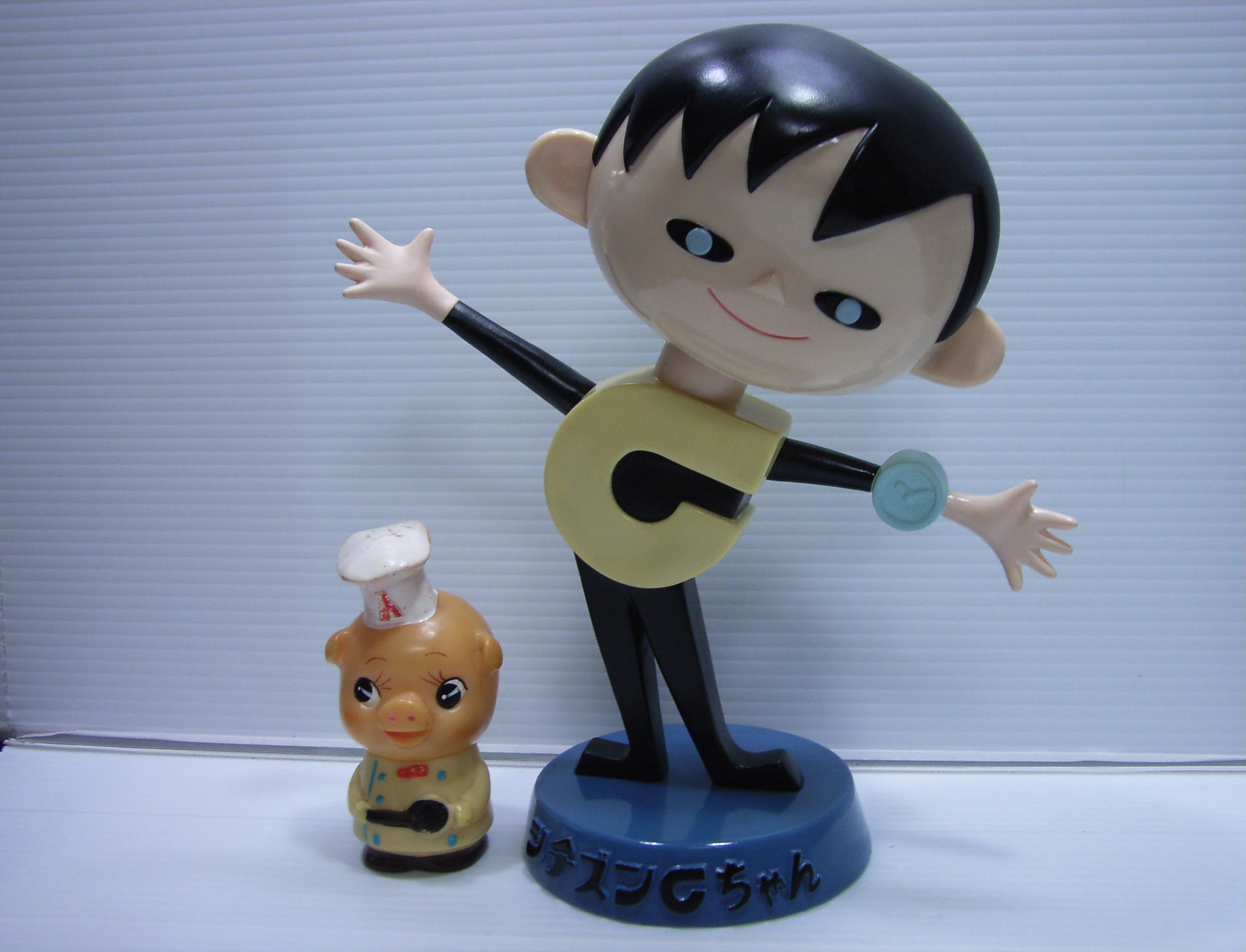 復刻版☆カウンター用 シチズン時計 シーちゃん 首ふり ソフビ人形 大