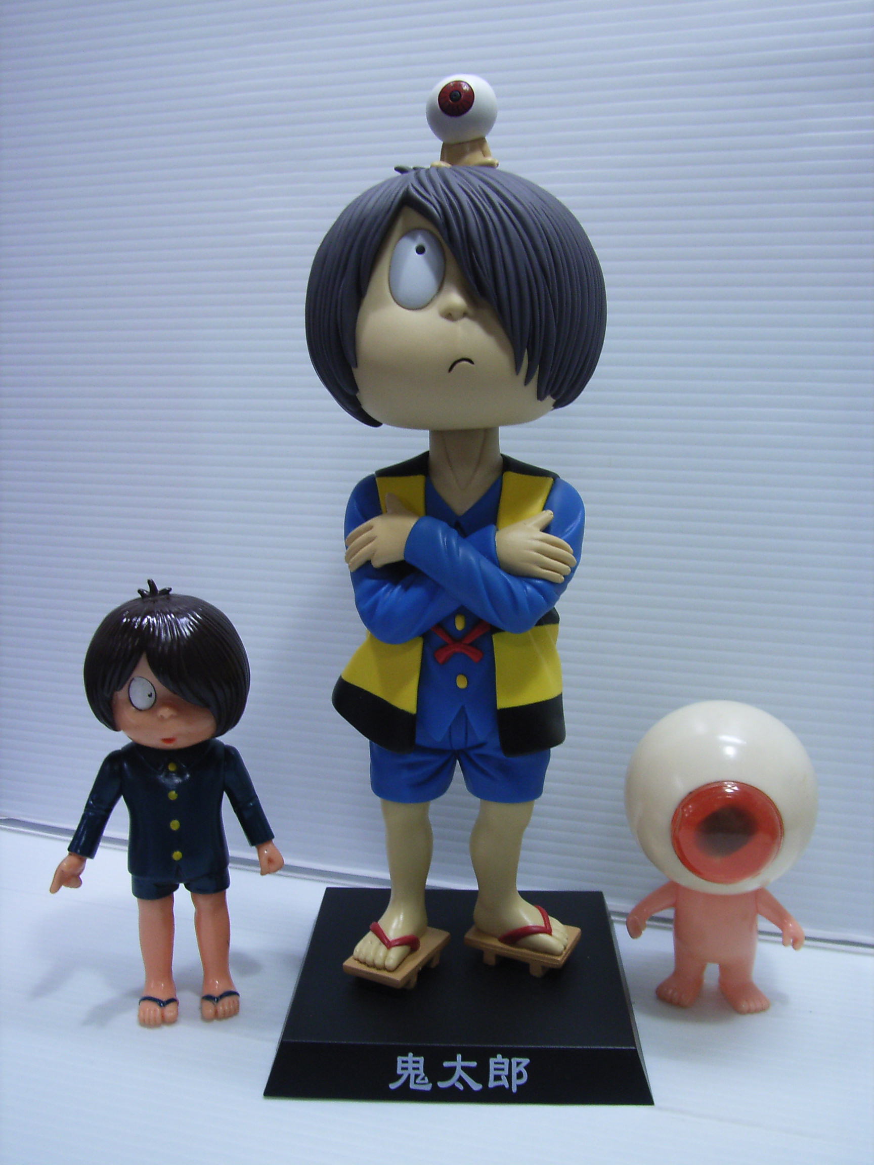 ゲゲゲの鬼太郎 首ふり ソフビ人形 大 28．5cm 280g 版権有