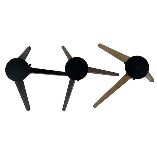 カスタムパーツ 木製三脚H485 ブラック テーブル脚 サイドテーブル