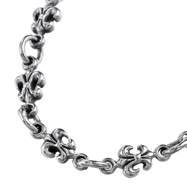 ミニ リリーフレア リンク チェーン ネックレス シルバー アクセサリー