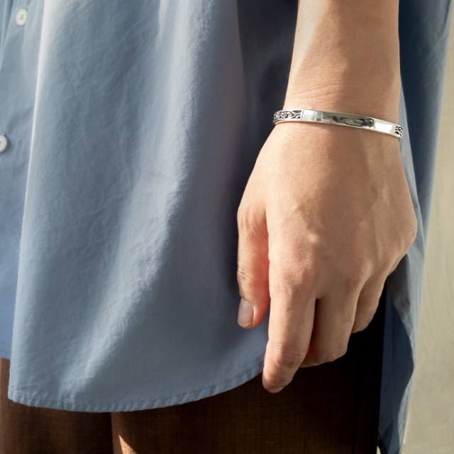 IDラインバングル｜シルバーアクセサリー