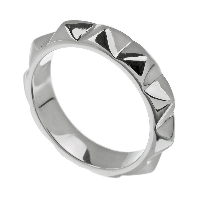 ピラミッド スタッズ リング シルバー アクセサリー 指輪 [シルバーリング]