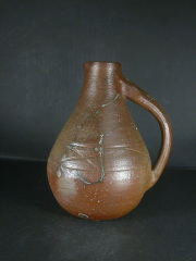 備前焼 穴窯 作者不詳 緋襷・黄ゴマ水柱1 備前焼卸・小売 六べえ