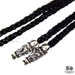 クロムハーツタイニーレザーブレードスモールスクロールボロチップ