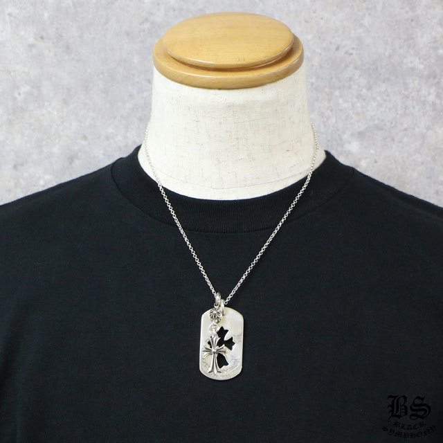 クロムハーツ1ボールタイニーCHクロスチャーム＆カットアウトクロス