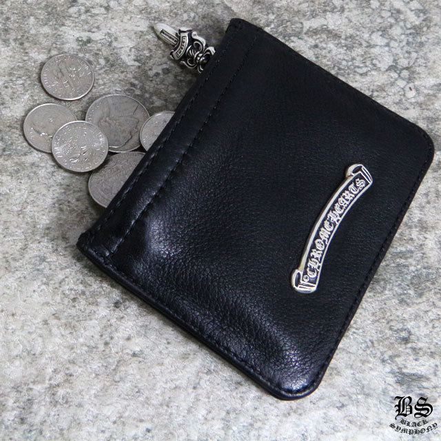 クロムハーツコインパース3×4ブラックヘビーレザー|クロムハーツ通販